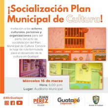 Socialización Plan Municipal de Cultura 