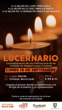 Lucernario en conmemoración del día internacional de las víctimas de desapariciones forzadas