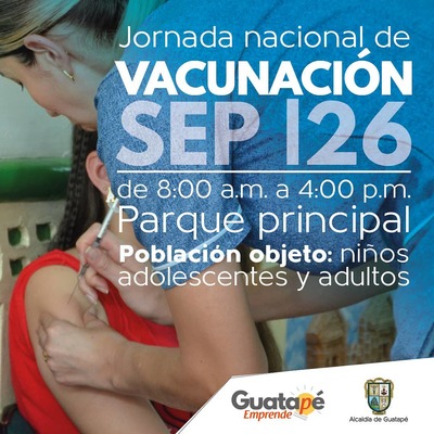 Jornada Nacional de Vacunación 