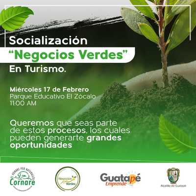 Socialización “Negocios verdes” en turismo 