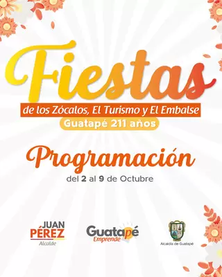 Fiestas de los Zócalos, el Turismo y el Embalse 2022 