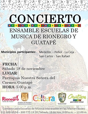 Ensamble de escuelas de música de Rionegro y  Guatapé 