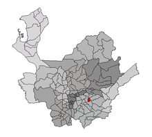 Mapa en Antioquia