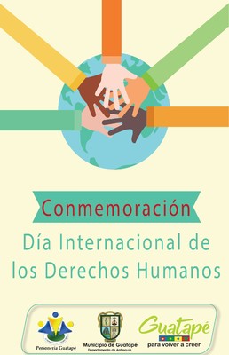 Conmemoración Del Día Internacional De Los Derechos Humanos en el municipio de Guatapé