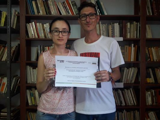 Biblioteca Pablo Turó, Ganadora de la convocatoria "Iniciativas Juveniles.