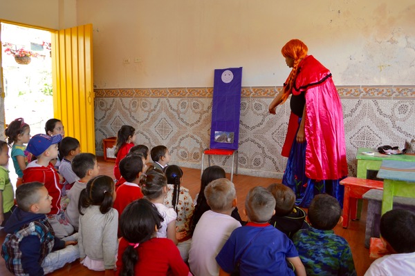 Niños y niñas del CDI caritas alegres participan del  proyecto Cultura Turística Infantil
