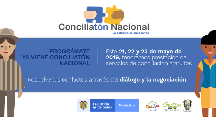 21, 22 y 23 de mayo participe de la jornada nacional de conciliatón