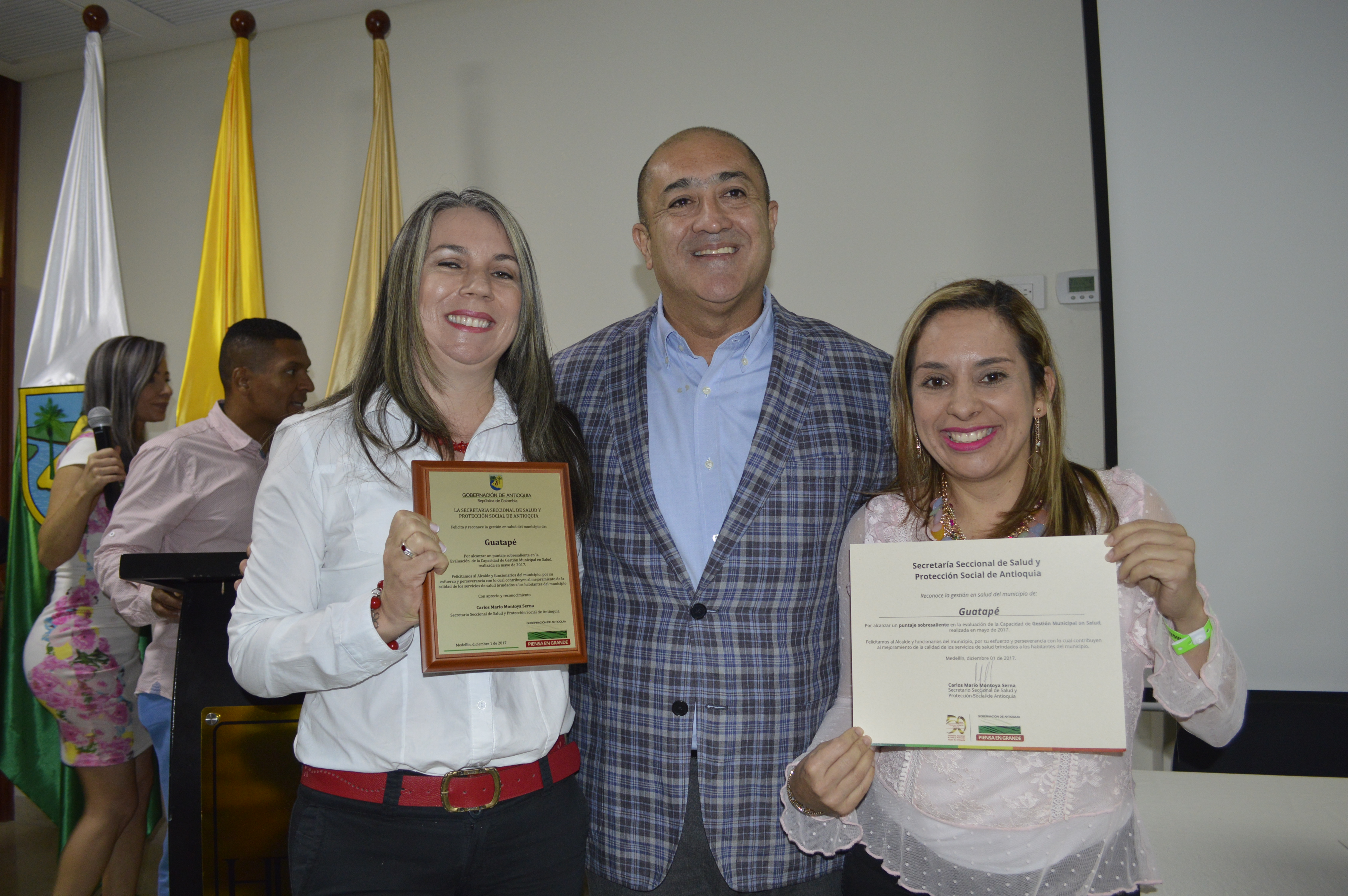Municipio de Guatapé recibió reconocimiento por la destacada gestión en salud.