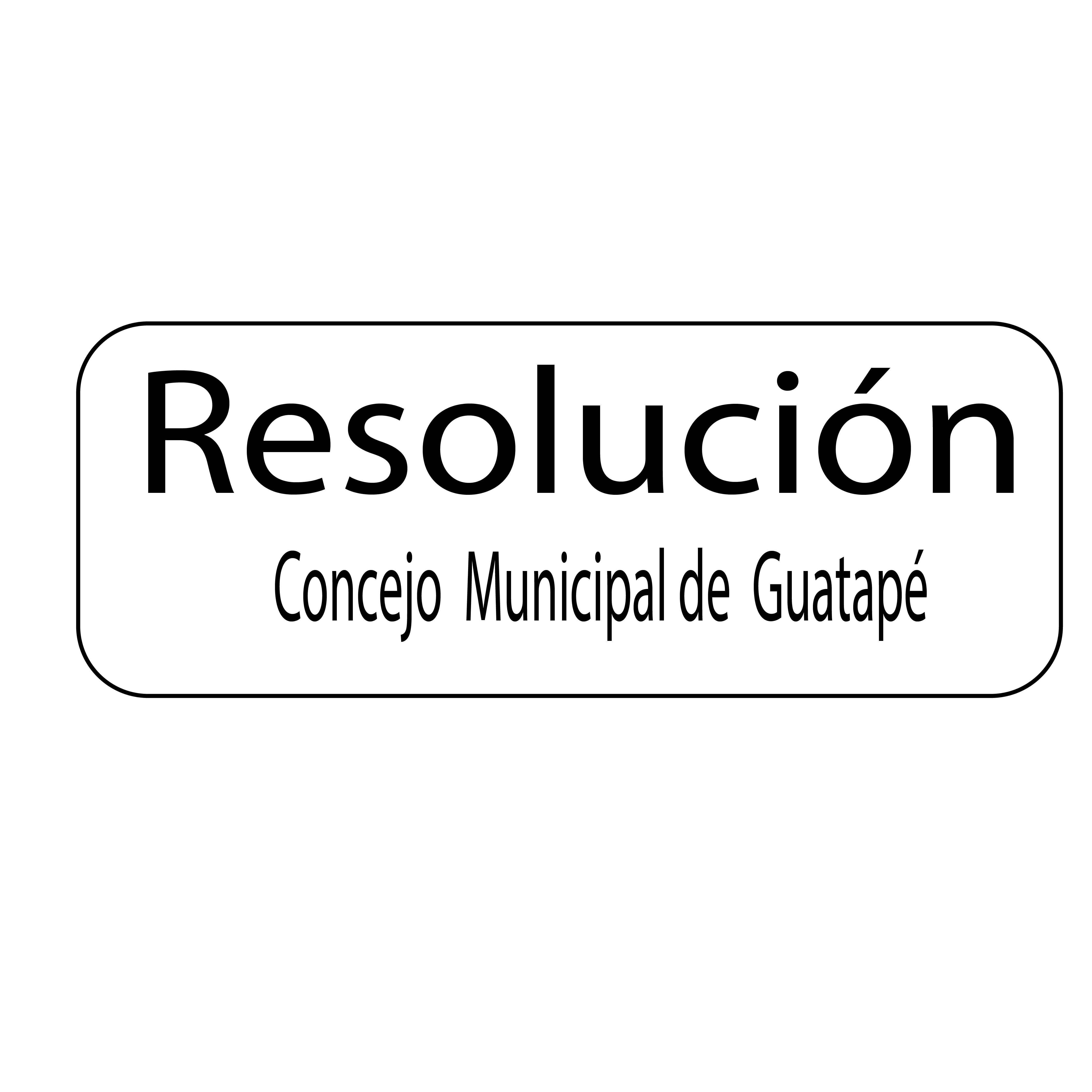 Resolución 01 del 3 de enero  de 2020 | Concejo  Municipal