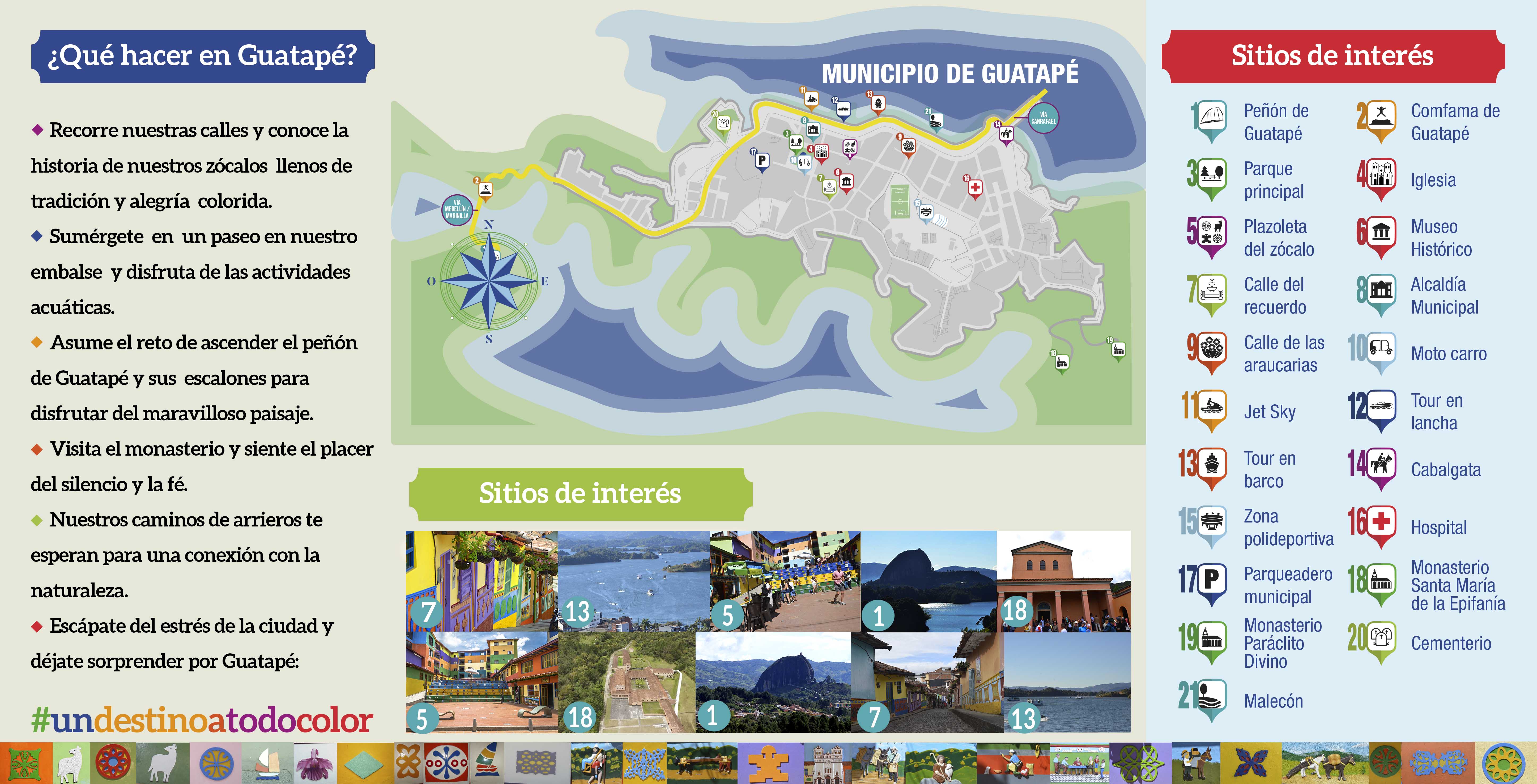 Mapa Guatapé